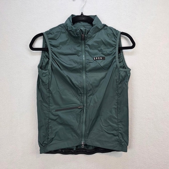 Spexcel Womens Medium Green Lightweight Windproof Water Repellent Cycling Vest - Picture 2 of 10